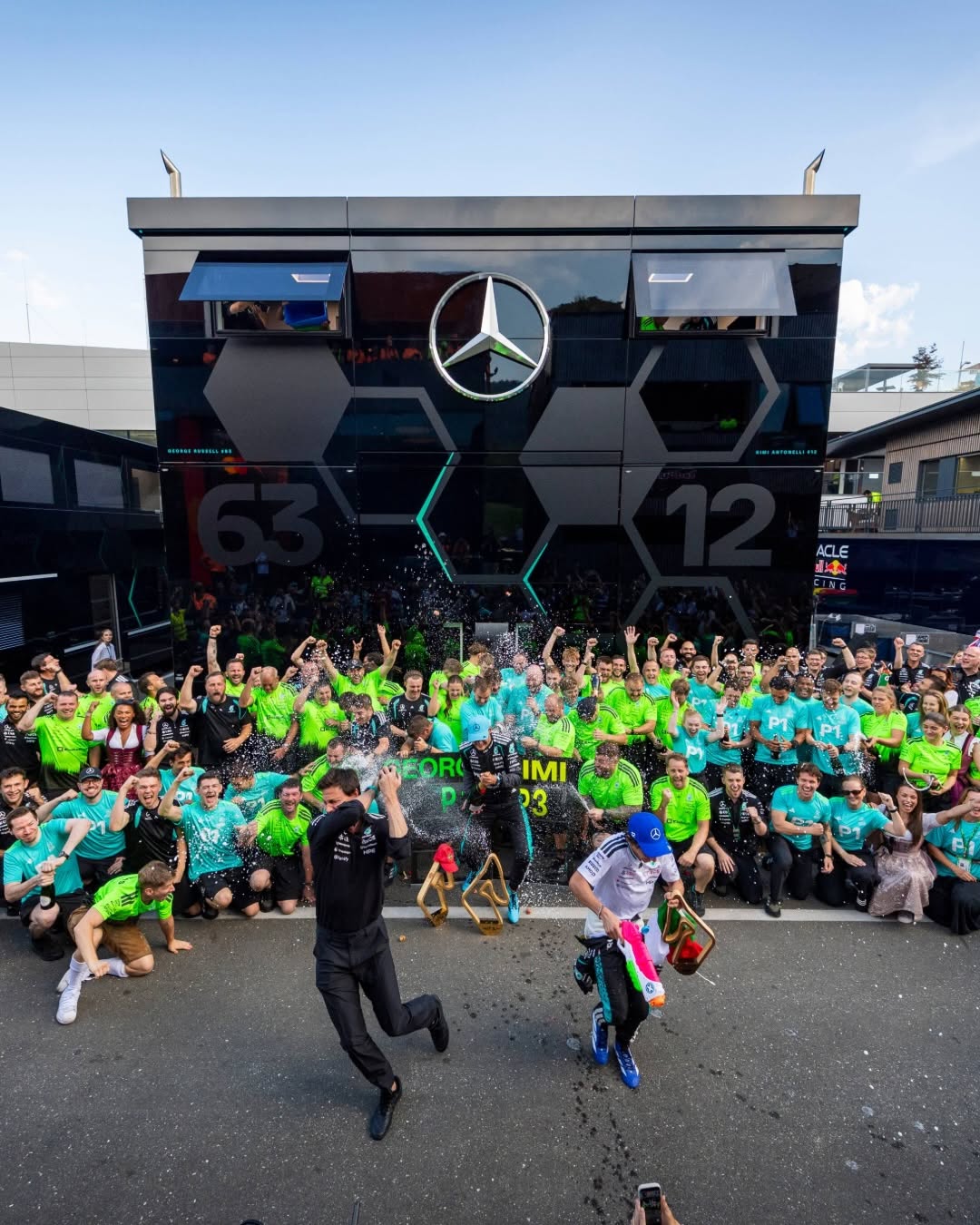 Instagram post by @mercedesamgf1